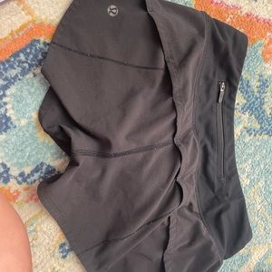 Lululemon Black Speed Up shorts